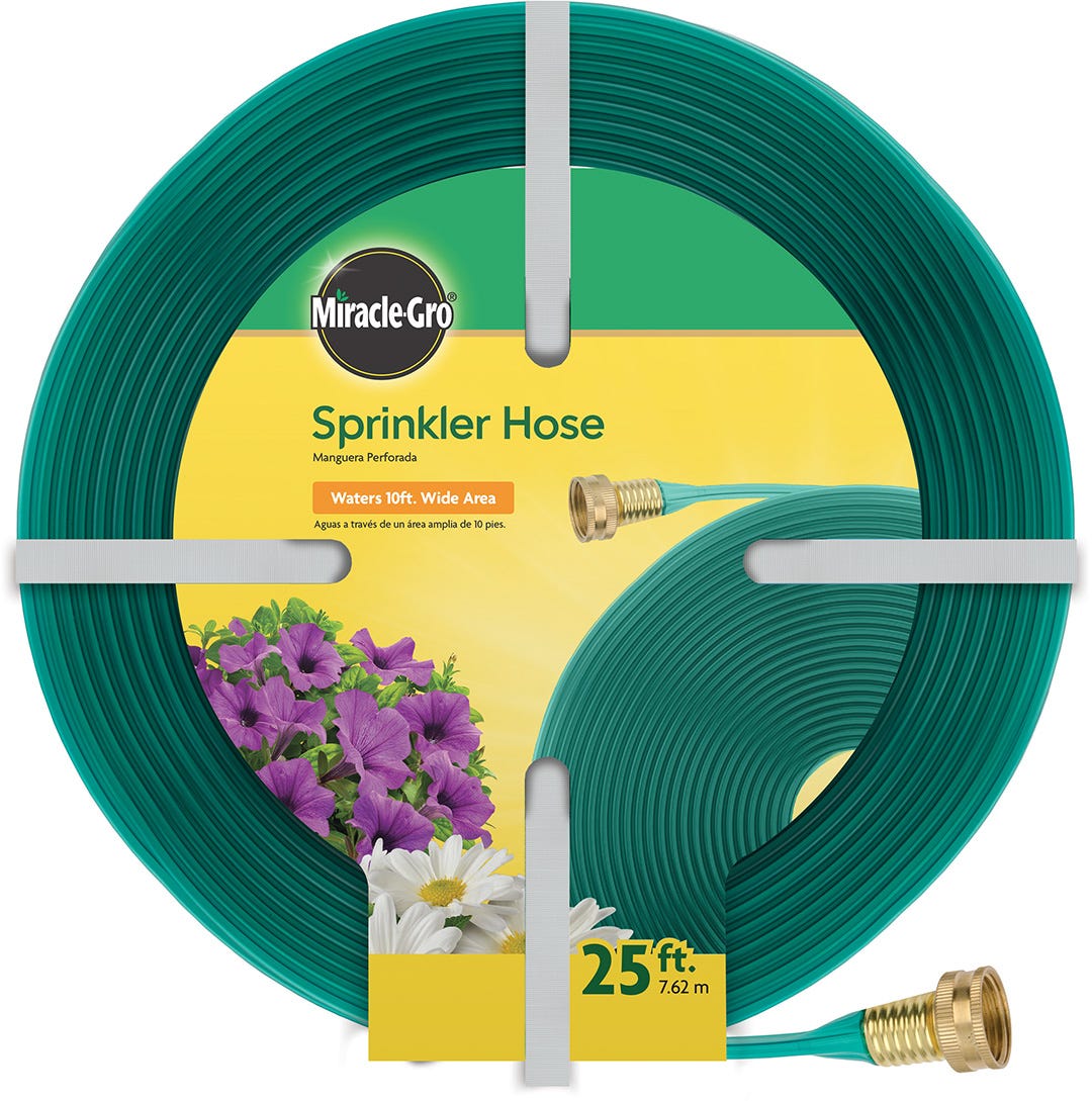 Tube Sprinkler Hose, 25Ft