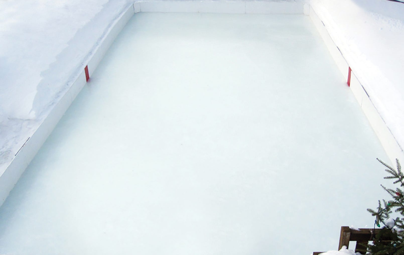 Ice Rink Poly Film, 40 ft. x 100 ft., White