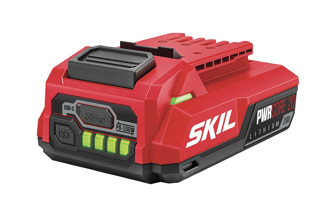 SKIL 20V Battery, 2.0Ah, with USB-C Port