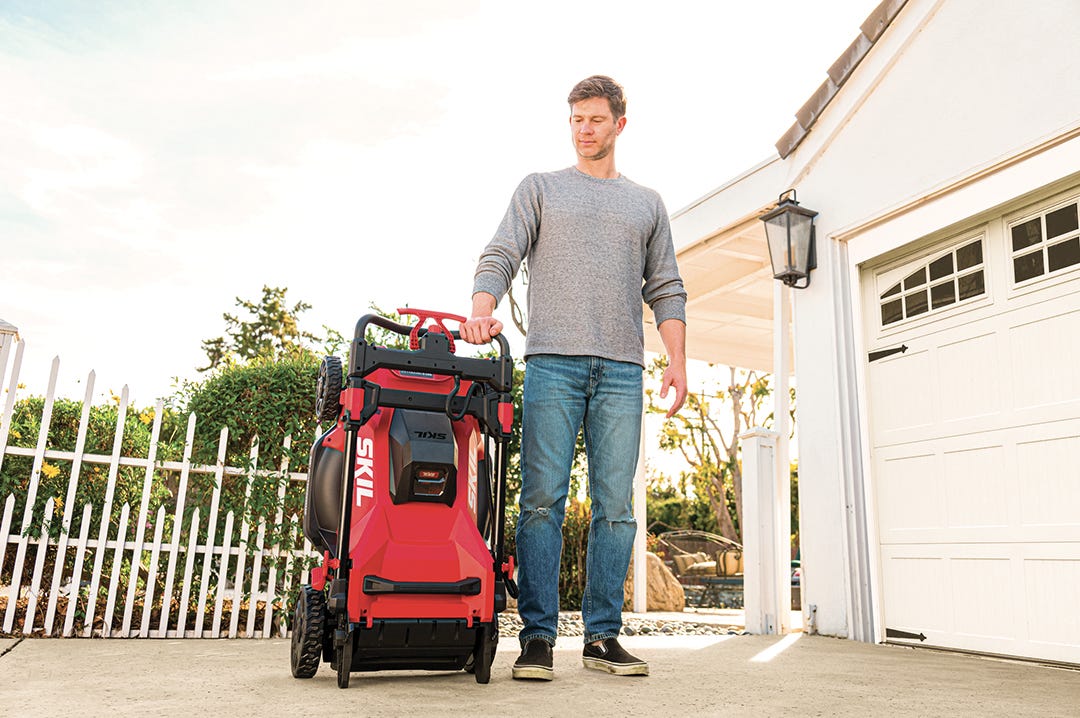 SKIL 40V Self-Propelled Mower, with Battery and Charger, 20 in.