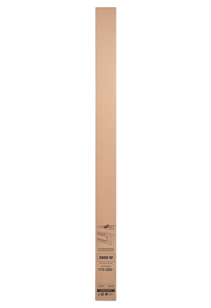 UTB Electric Baseboard Heater, 84-1/2 in., 2000 W, 240 V