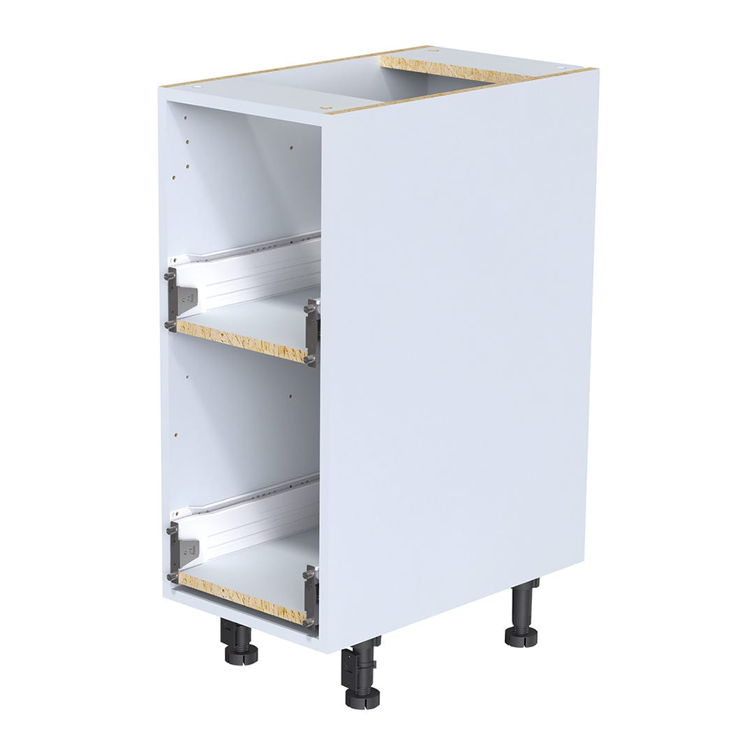 Modular Vanity Cabinet for 2 Drawers, 12 in., White