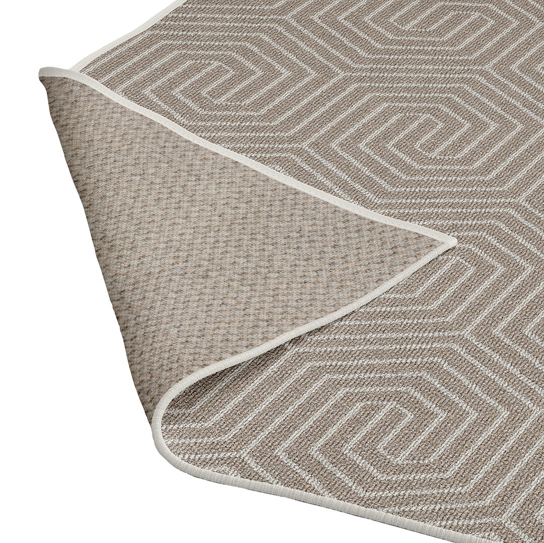 HEX Carpet, 24 in. x 60 in., Beige Shore