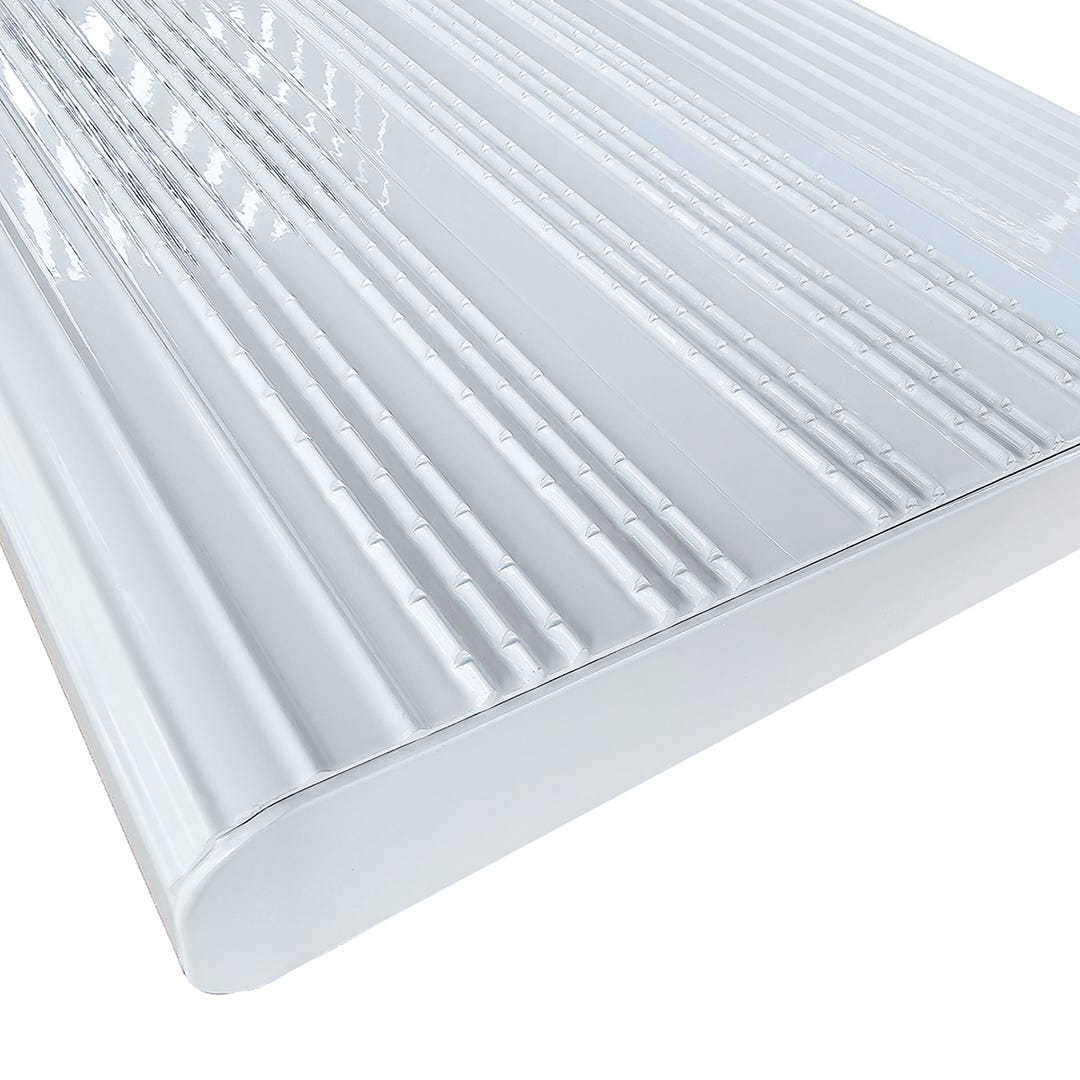 Aluminum Step, 42 in., White