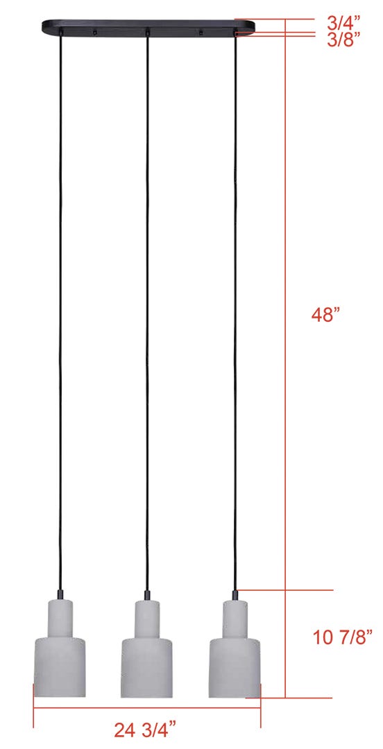 PENTA 3-Light Pendant Light
