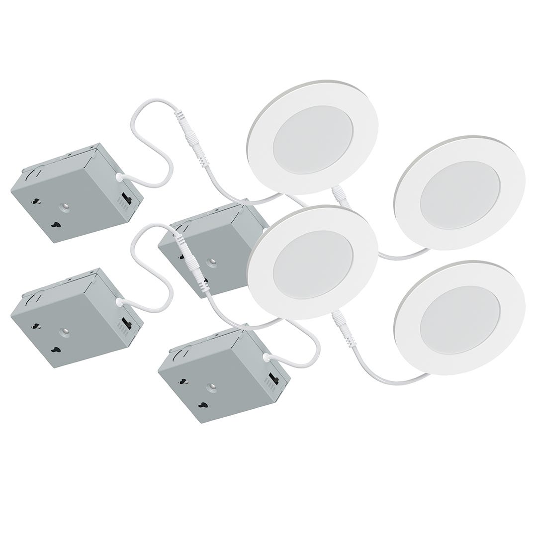 Recessed Lighting, Ambiance Outline, 2200K, 9W, 5CCT, 5/Pack