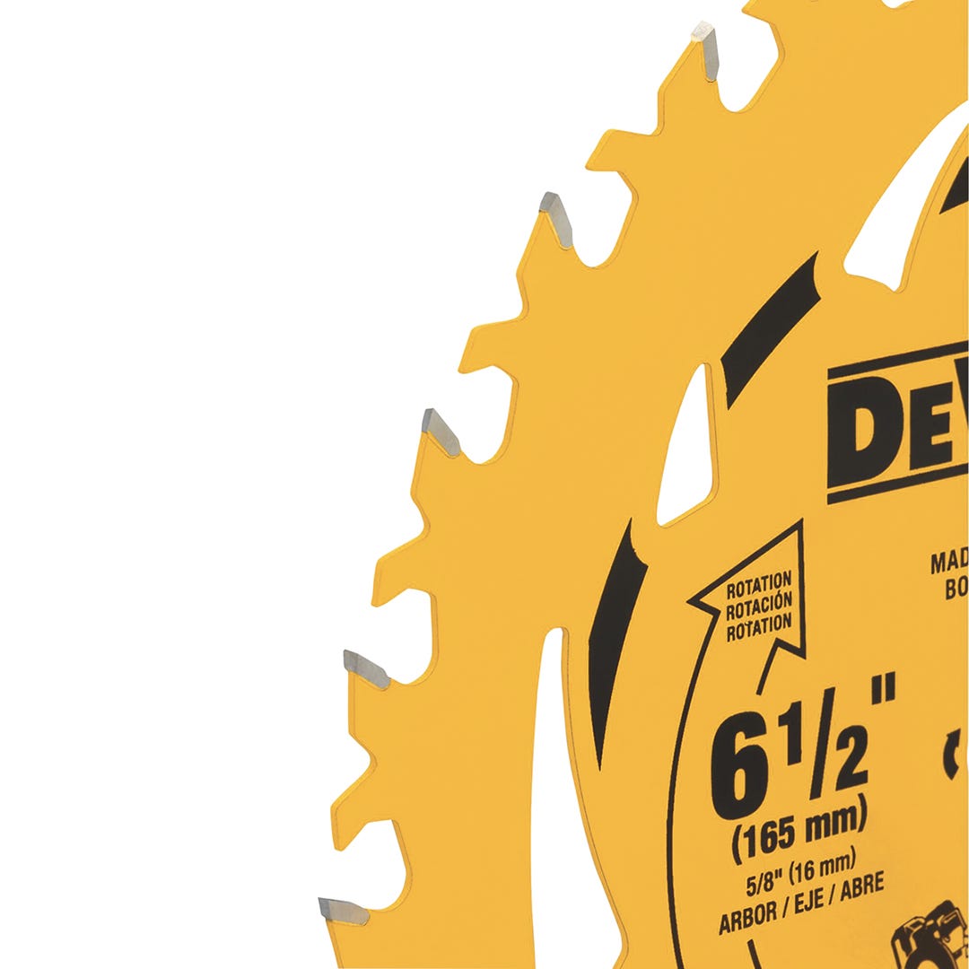 DEWALT Circular Saw Blade, 24 Teeth, 6-1/2 in.