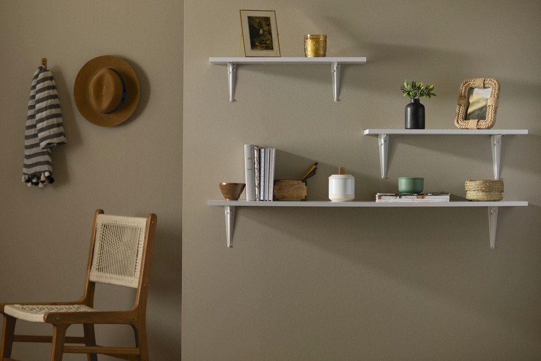 Shelf, White Finished, 8 in. x 24 in.