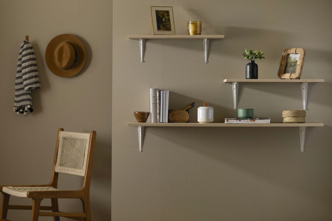 Shelf, Natural Ash Finished, 8 in. x 24 in.