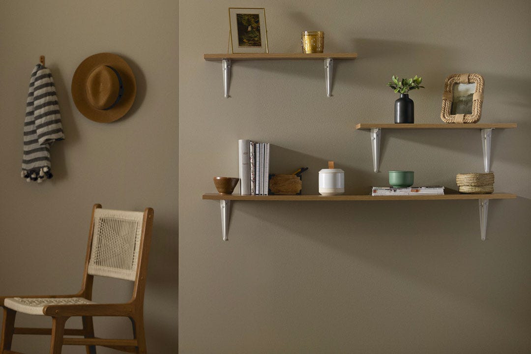 Shelf, Nordic Oak Finished, 8 in. x 24 in.