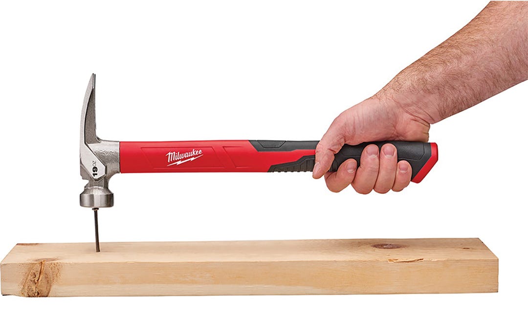 Smooth-faced Hammer, MILWAUKEE, 19 oz.