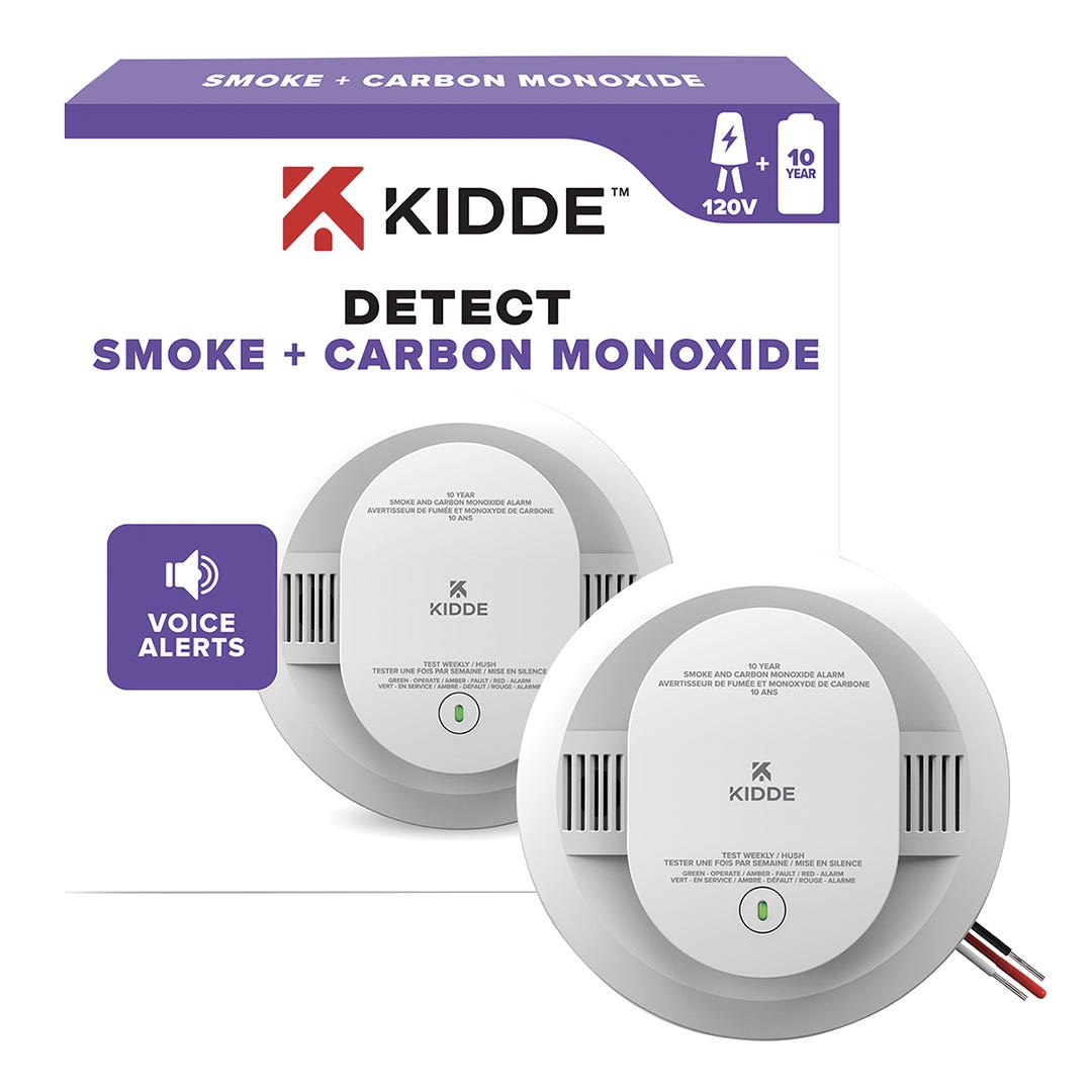 KIDDE Combination Voice Alarm, 120 V