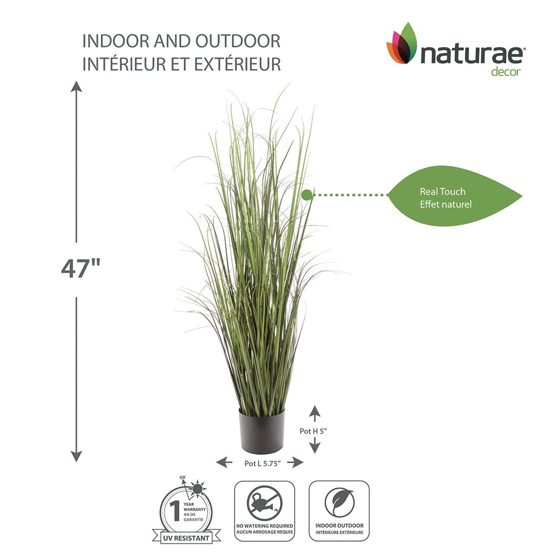 Potted Artificial Grasses, 47 in.