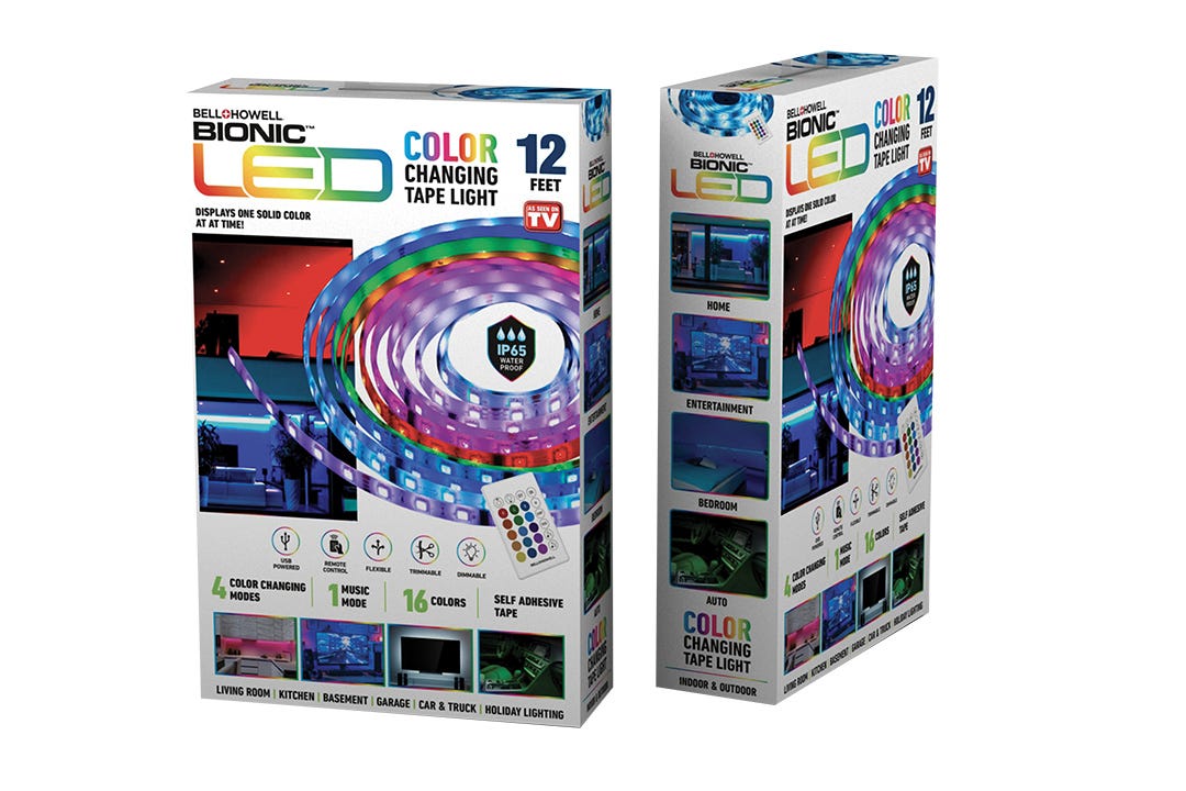 BELL+HOWELL BIONIC LED Light Strip, 12 ft