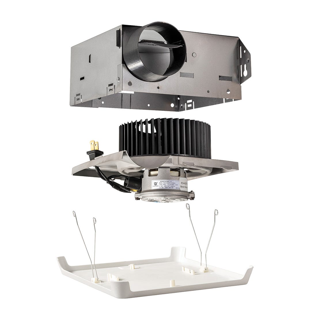 Bathroom Fan, 50 CFM, 2.0 Sones