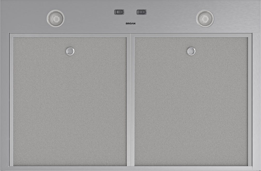 GLACIER Kitchen Hood, 350 MAX CFM, 1.5 Sones, Stainless Steel