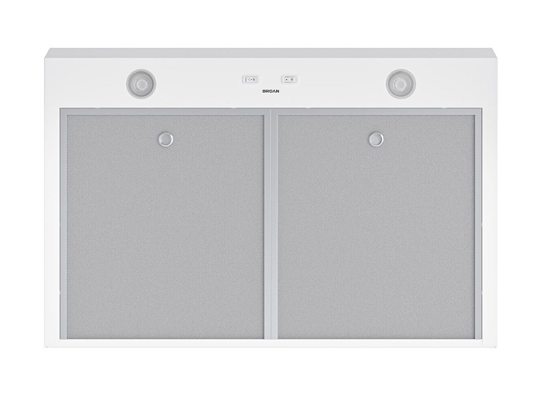 MANTRA Kitchen Hood, 350 MAX CFM, 1.5 Sones, White