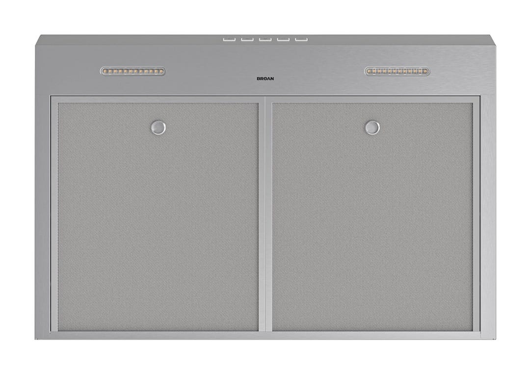 MANTRA Kitchen Hood, 350 MAX CFM, 1.5 Sones, Stainless Steel