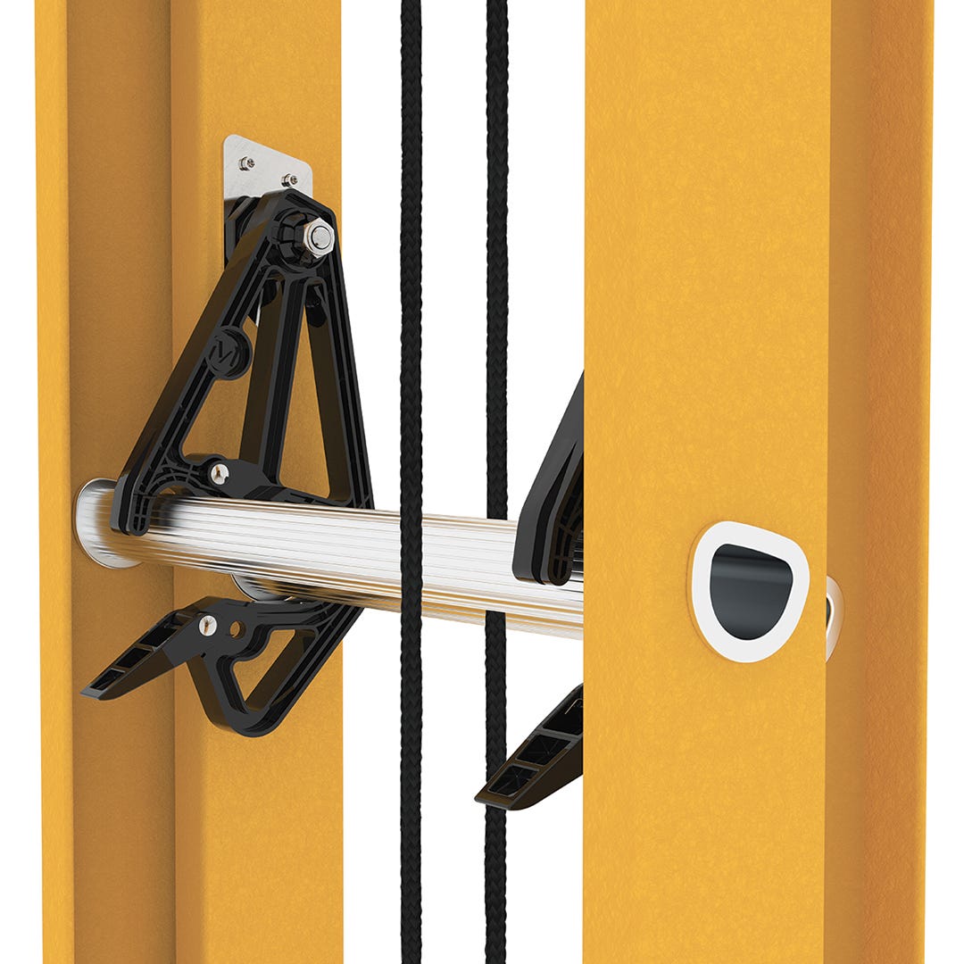 Fiberglass Extension Ladder, Grade 1A, 24 ft.