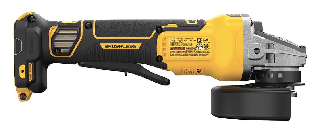 Angle Grinder and  Brushless, 20V MAX XR, 4-1/2 – 5 in. - (Tool Only)