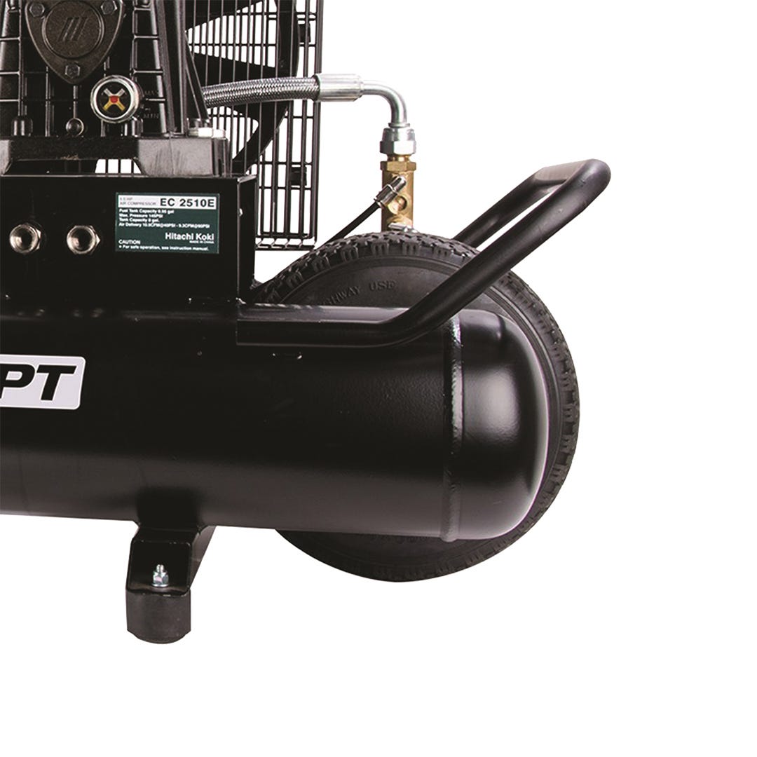 Gas-Powered Wheelbarrow Compressor, 8 Gallons, Honda Engine