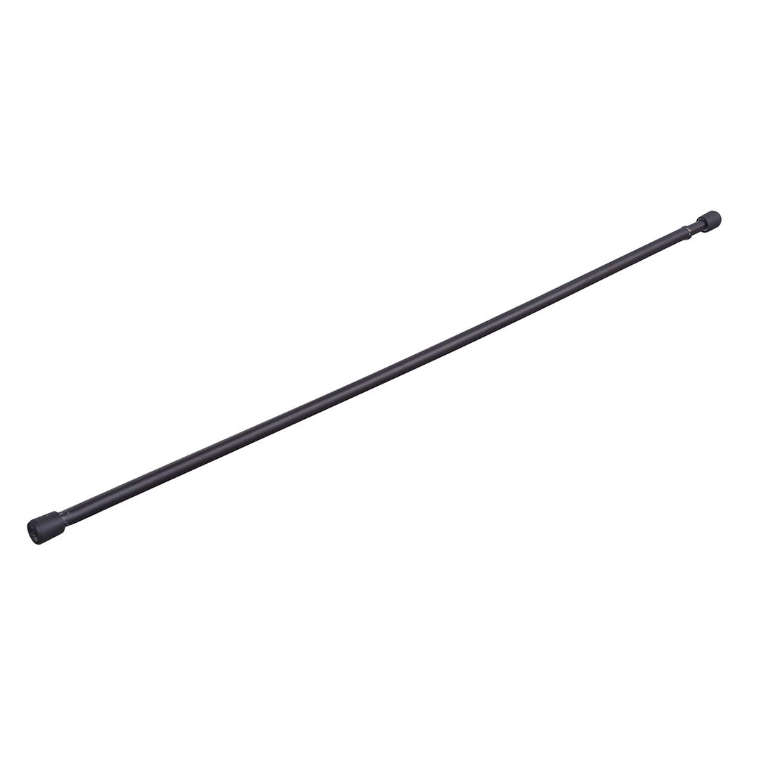 STRAFFORD Spring Rod, 24 in. to 48 in. x 7/16 in. dia, Black