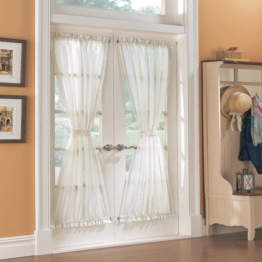 Curtain Rod, 21 in. to 28 in. x 5/16 in. dia, White
