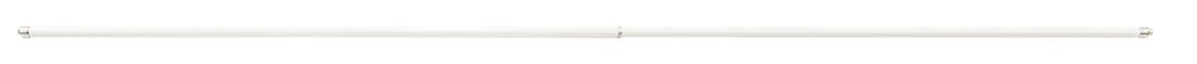 Curtain Rod, 28 in. to 48 in. x 7/16 in. dia, White