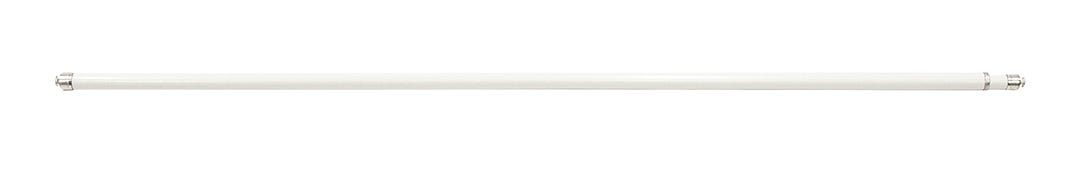 Curtain Rod, 48 in. to 84 in. x 7/16 in. dia, White