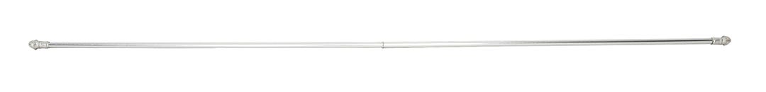 DRESDEN Curtain Rod, 48 in. to 84 in. x 7/16 in. dia, Nickel