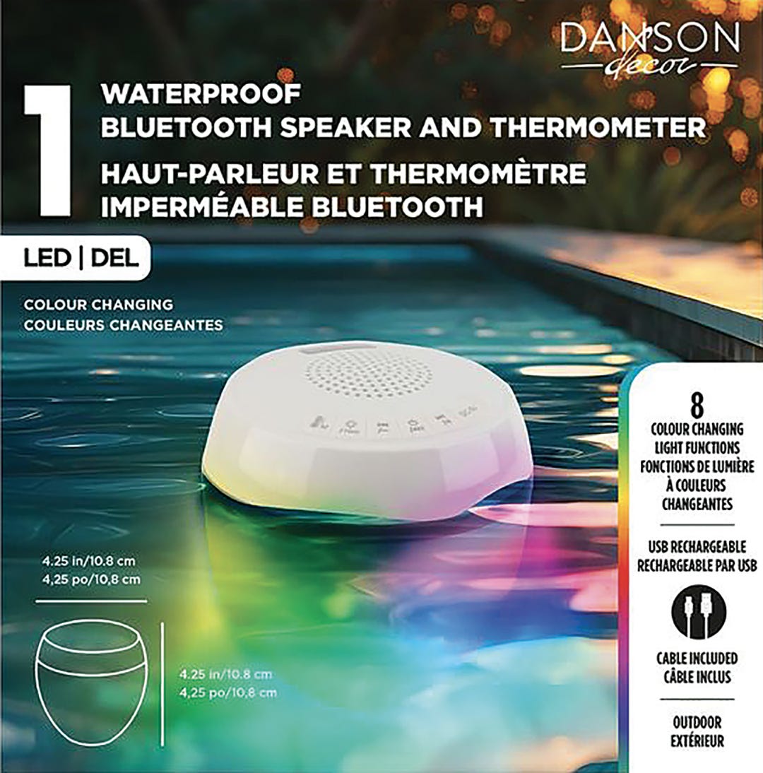 Floating LED Speaker and Thermometer