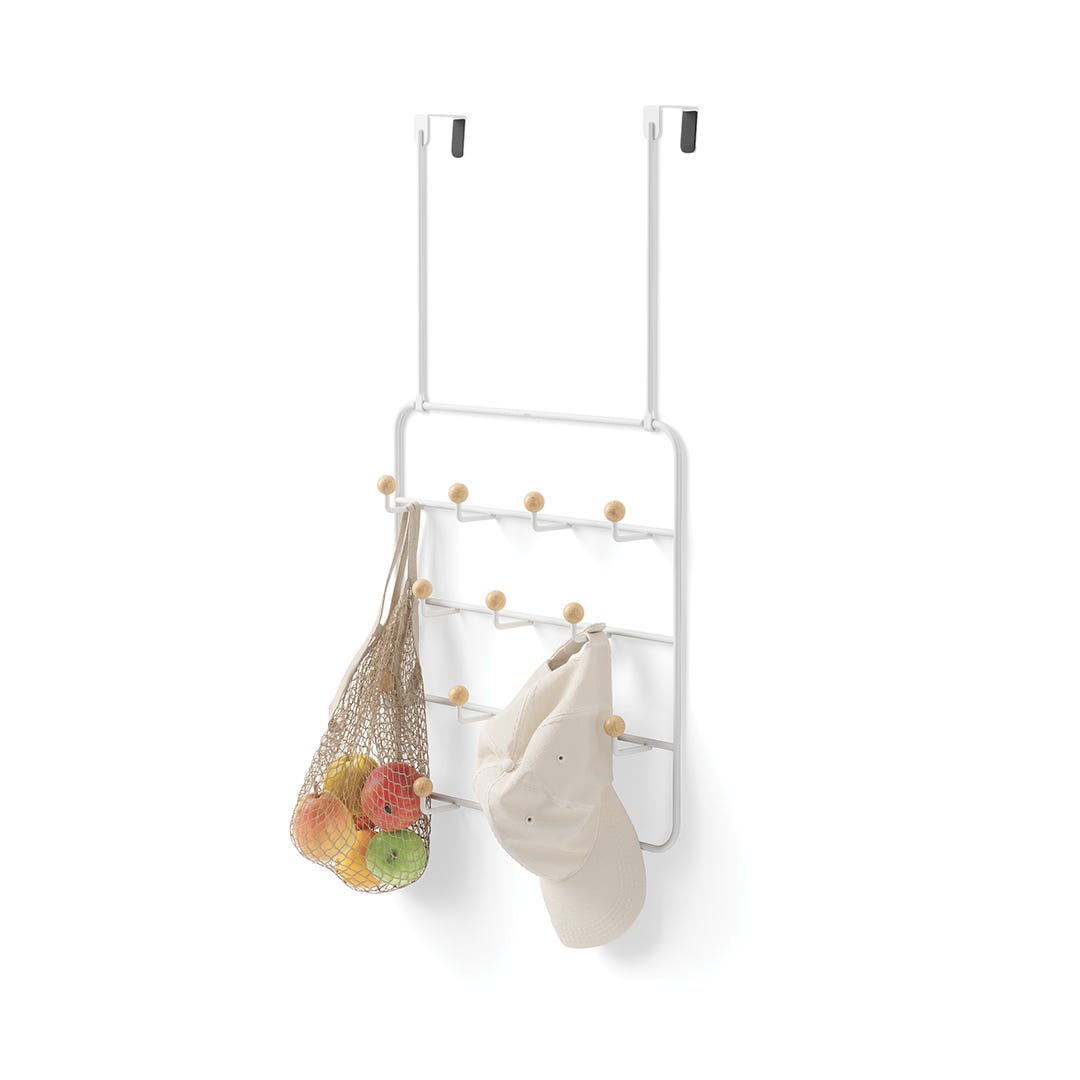 ESTIQUE Over-the-Door Multi-Organiser, White