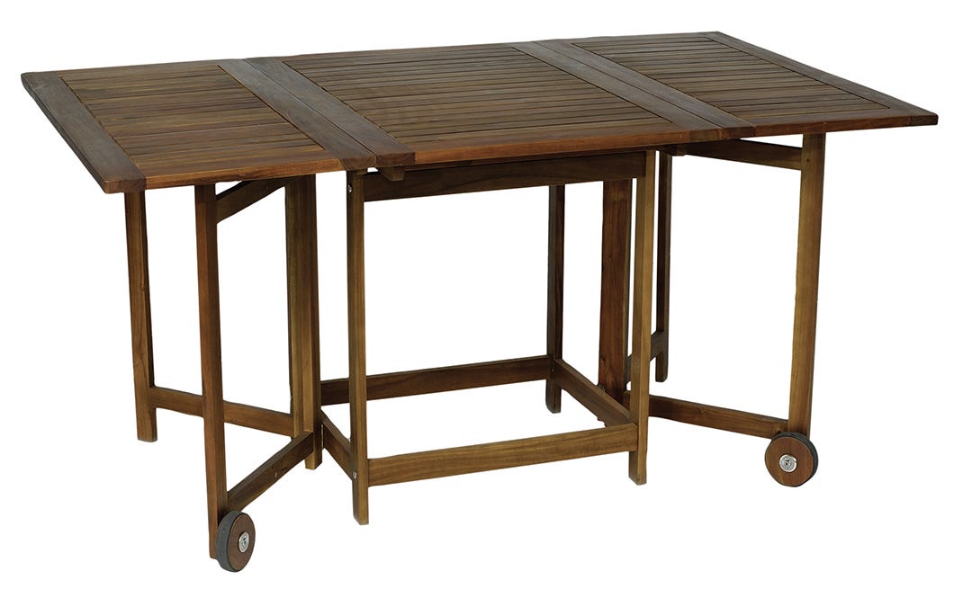 CARMEL Dining Set, 7 Pieces, Natural