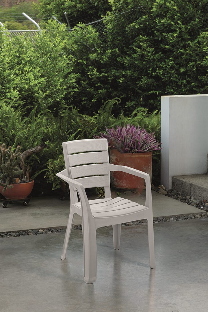 BARU Stacking Chair, Grey