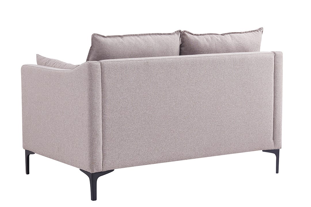 MIRAN Loveseat, Light Brown