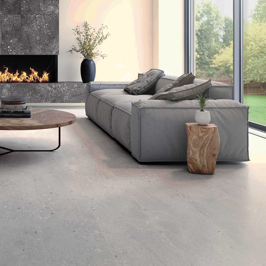 PORTLAND Porcelain Tile, 11.8 in. x 23.6 in., Matte Grigio