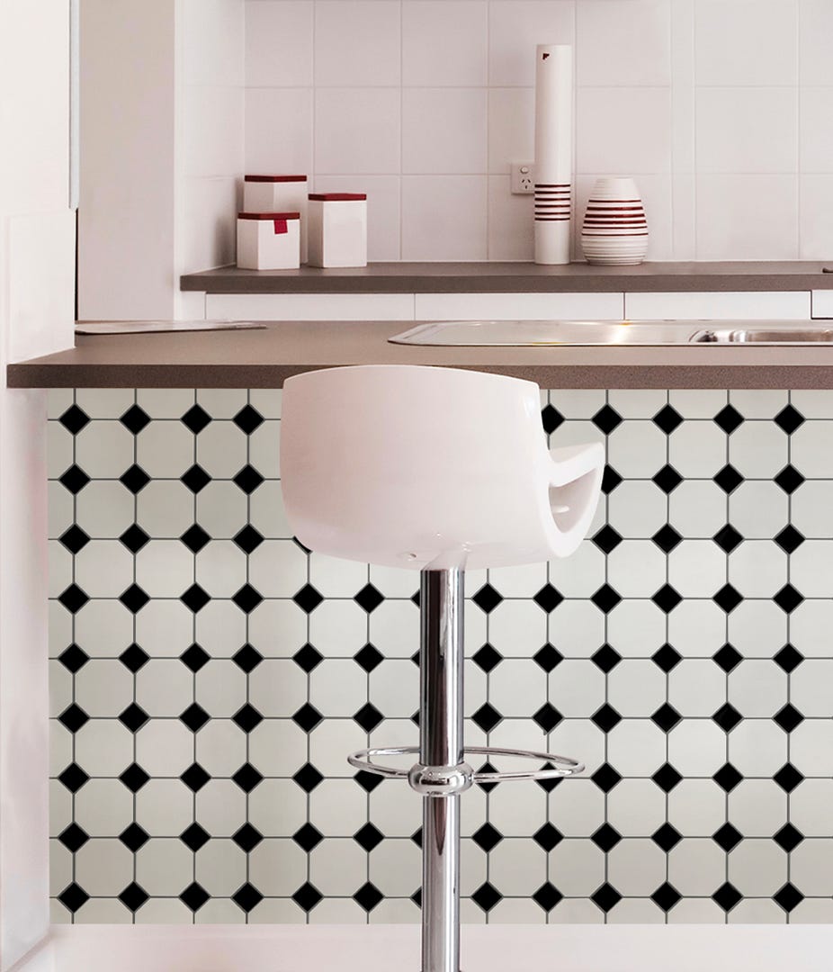 Peel & Stick Backsplash Tiles, TETRA