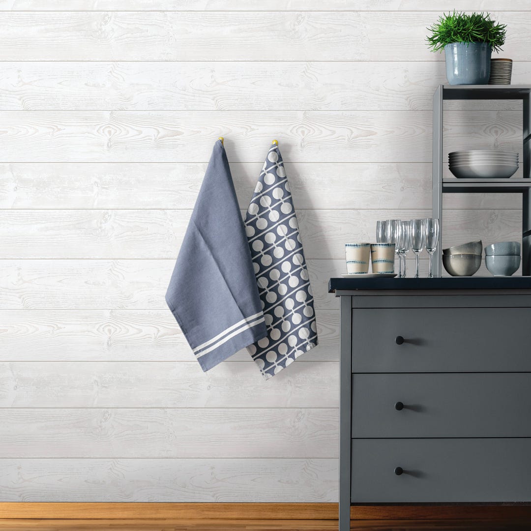 URBAN SHIPLAP Self-Adhesive Wallpaper 