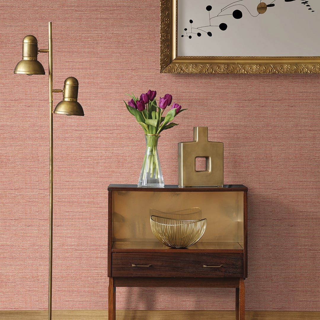 ARTISAN WEAVE SPICE Self-Adhesive Wallpaper