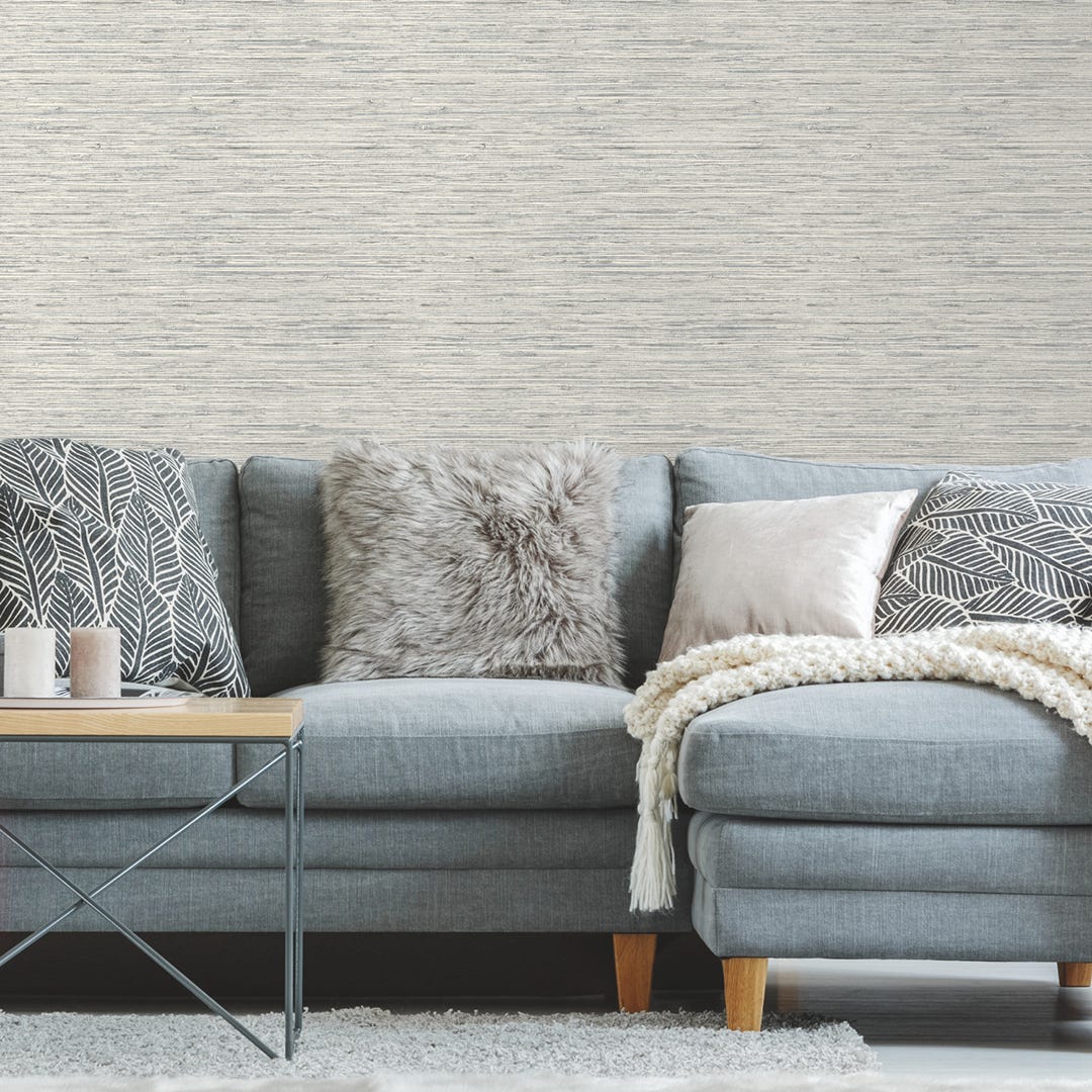 Faux Grasscloth Peel & Stick Wallpaper
