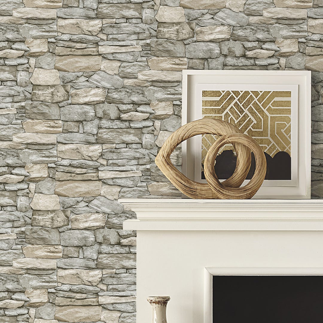 Stone Peel & Stick Wallpaper