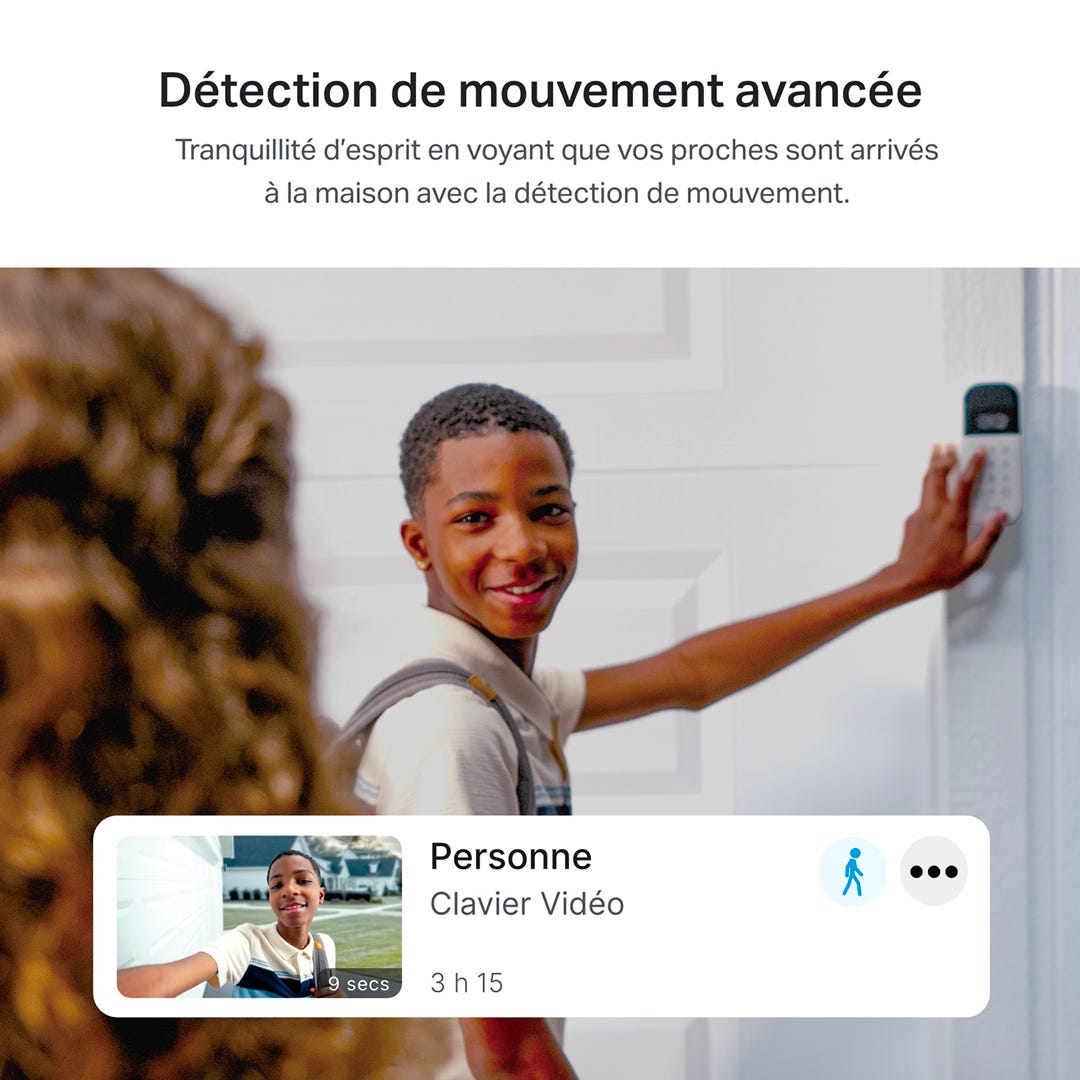 Smart Video Keypad, Garage Control with PIN and 160° HD View