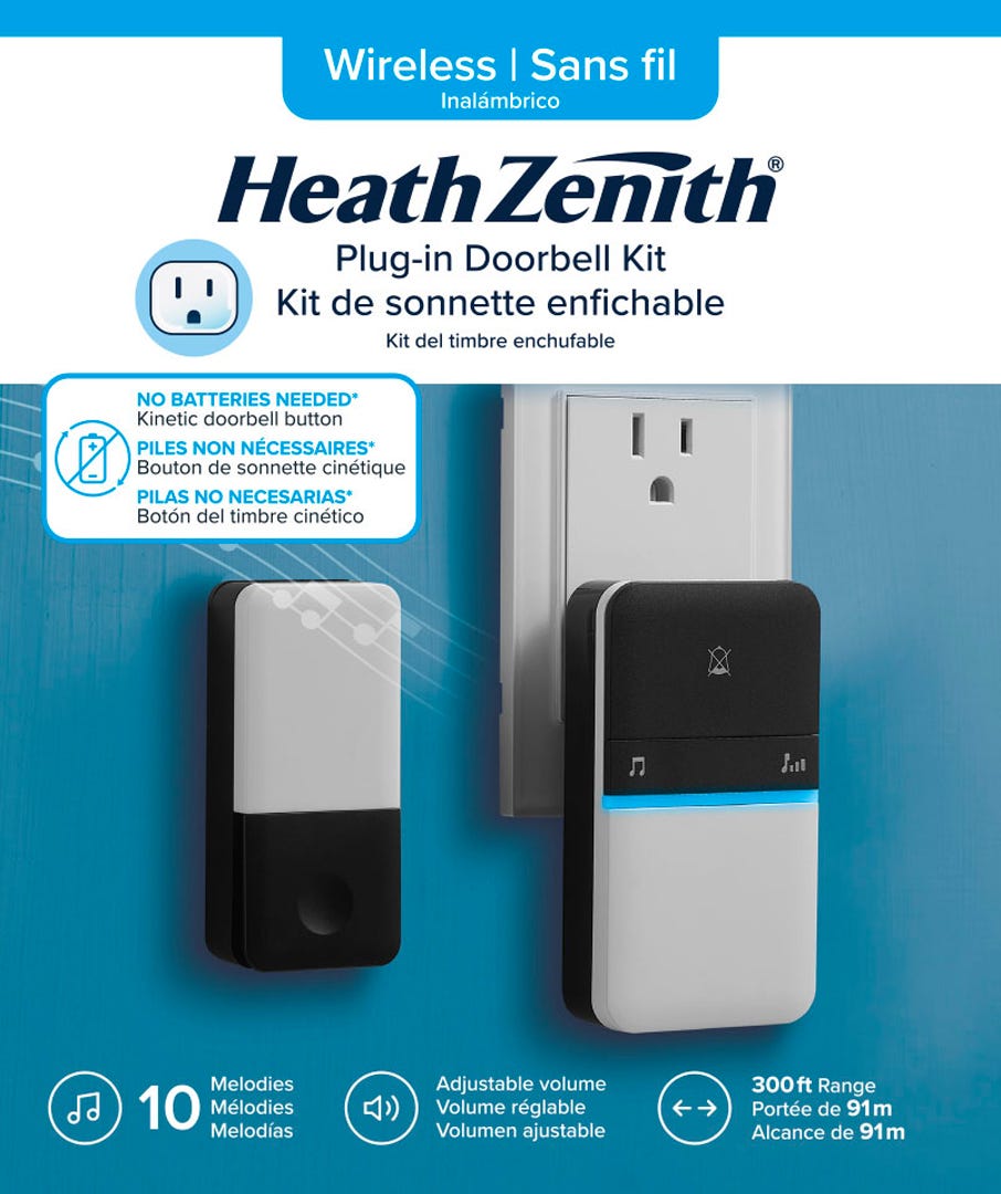 Plug-In Doorbell Set, Wireless