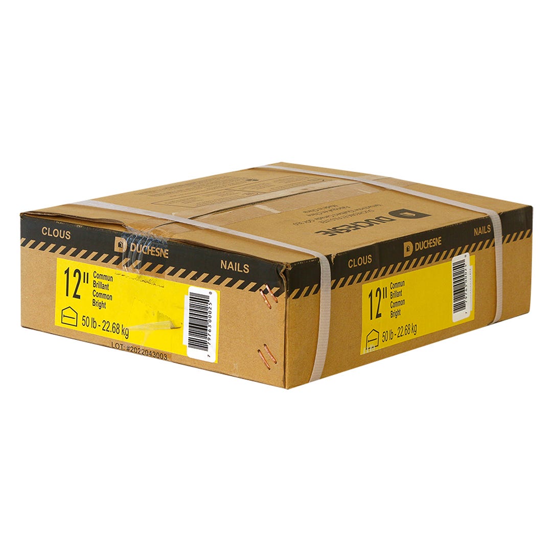 Bright Common Nails, 12 in., 50 Lbs/Box