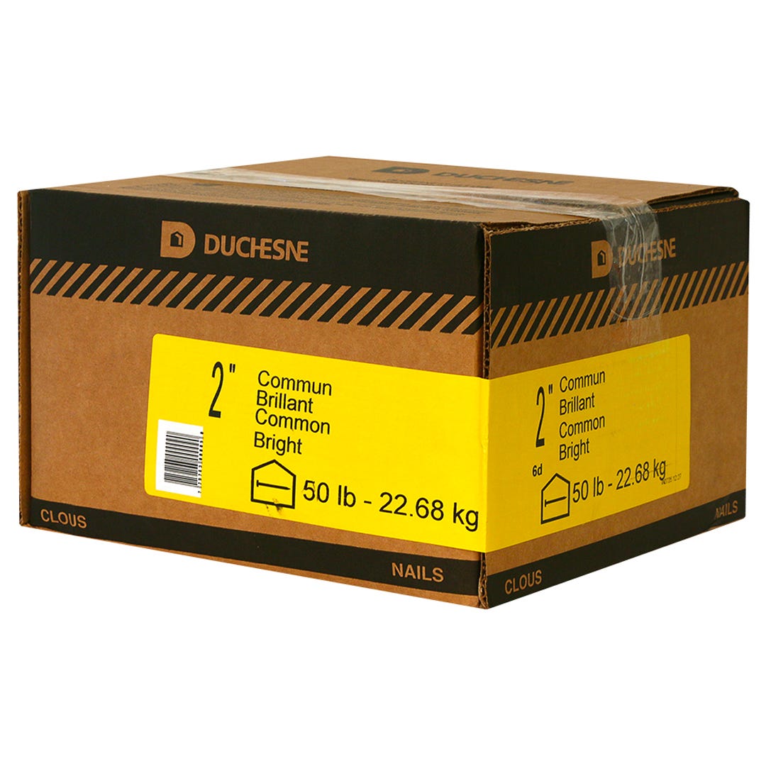 Bright Common Nails, 2 in., 50 Lbs/Box
