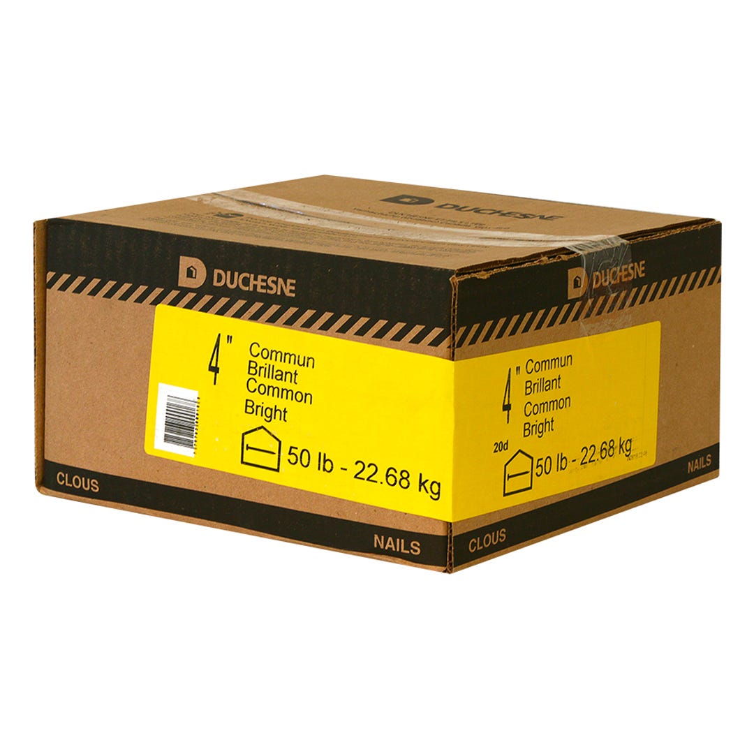 Bright Common Nails, 4 in., 50 Lbs/Box