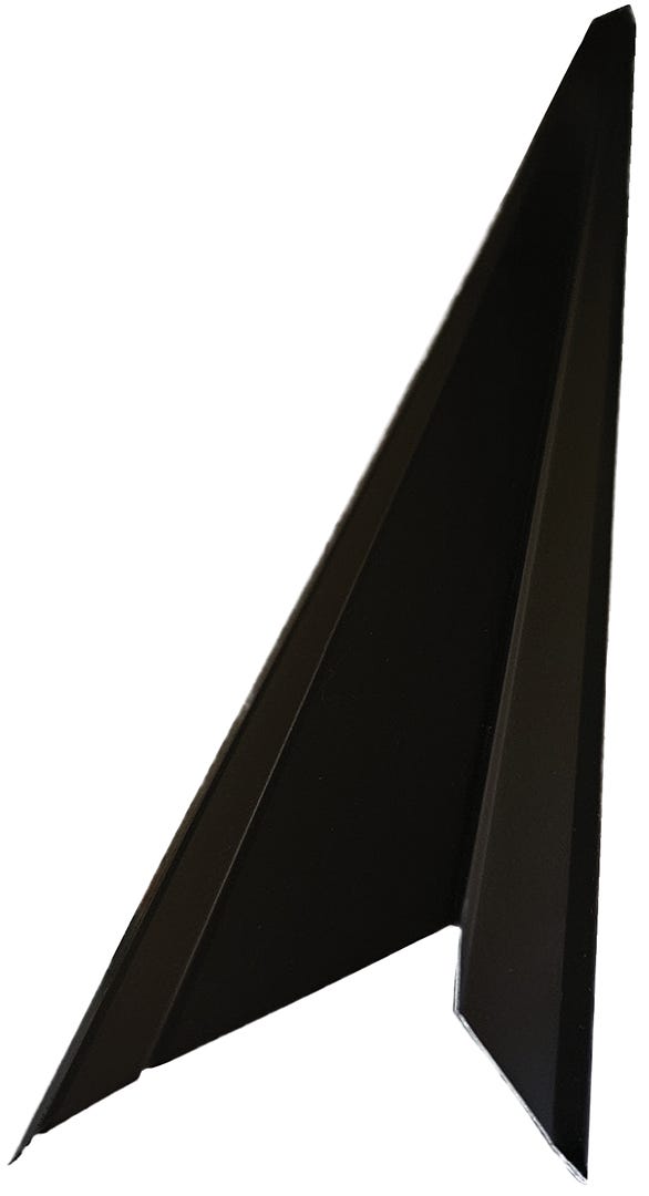 Wide Flashing, 2-3/4 in. x 1-9/16 in. x 9 ft. 10-1/8 in., Black
