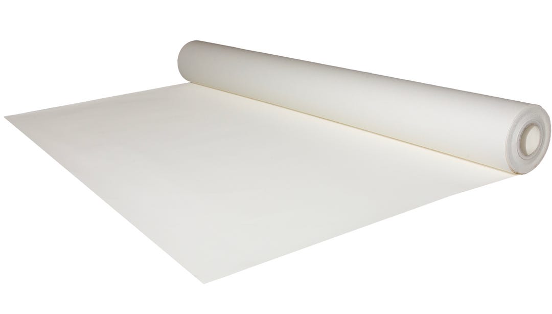 Silicone Floor Coating Underlayment, 0.15 mm, White