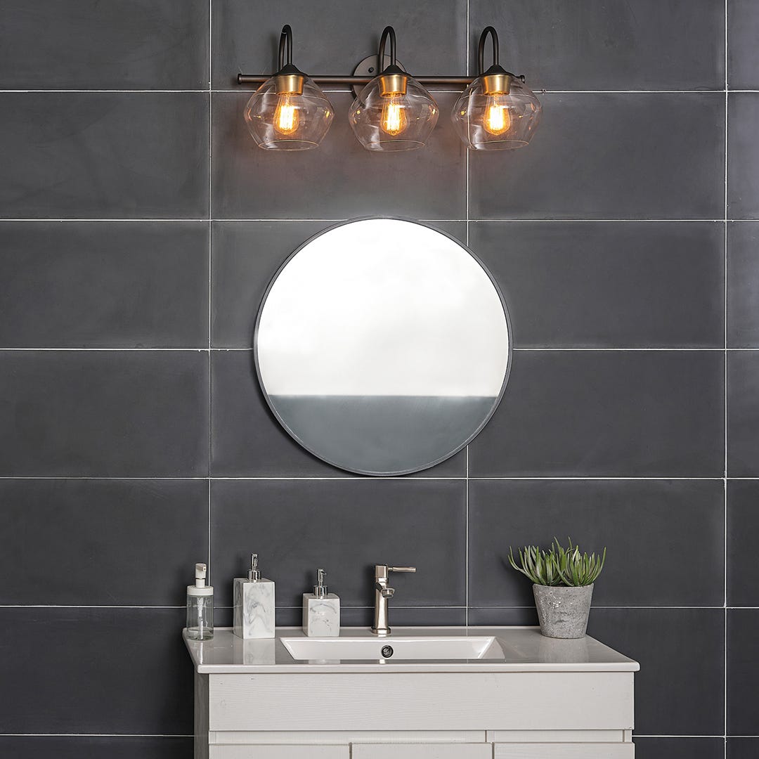 3 light vanity