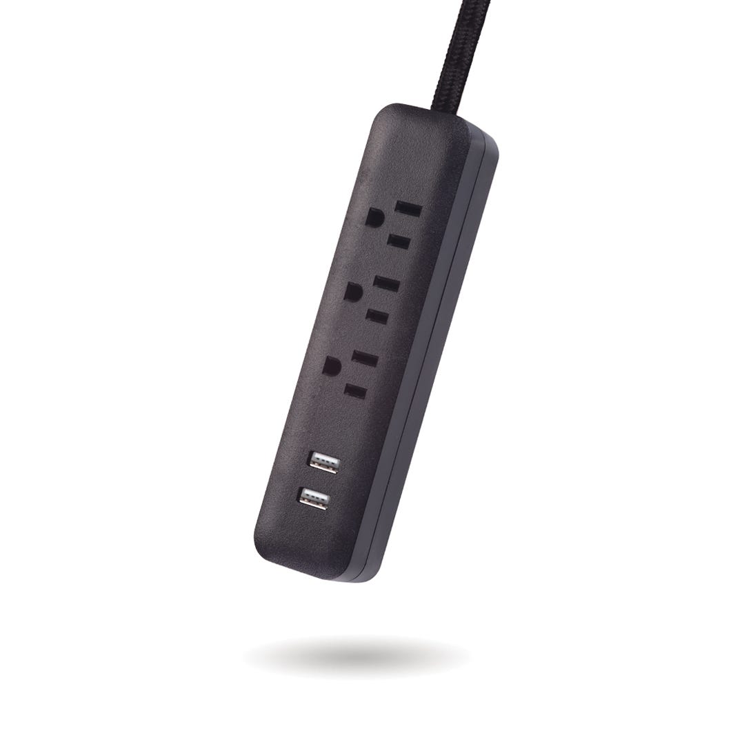 3 outlet cord power strip